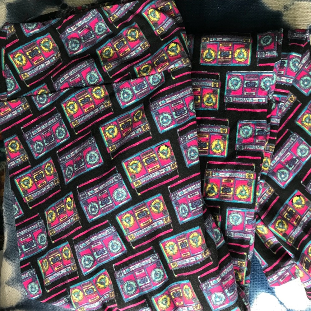 Boombox TC Leggings LuLaRoe ULTRA RARE UNICORN - Picture 1 of 2